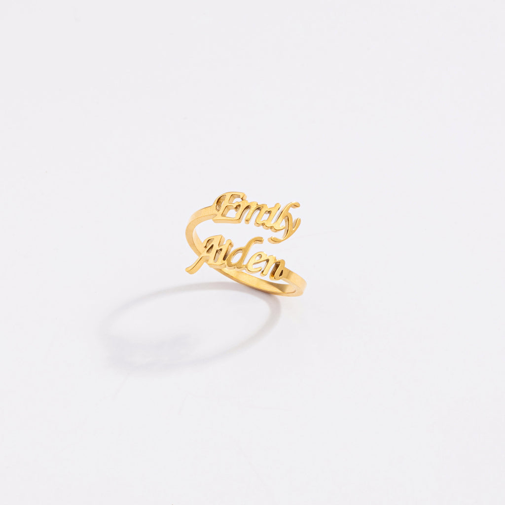Customized Name Ring
