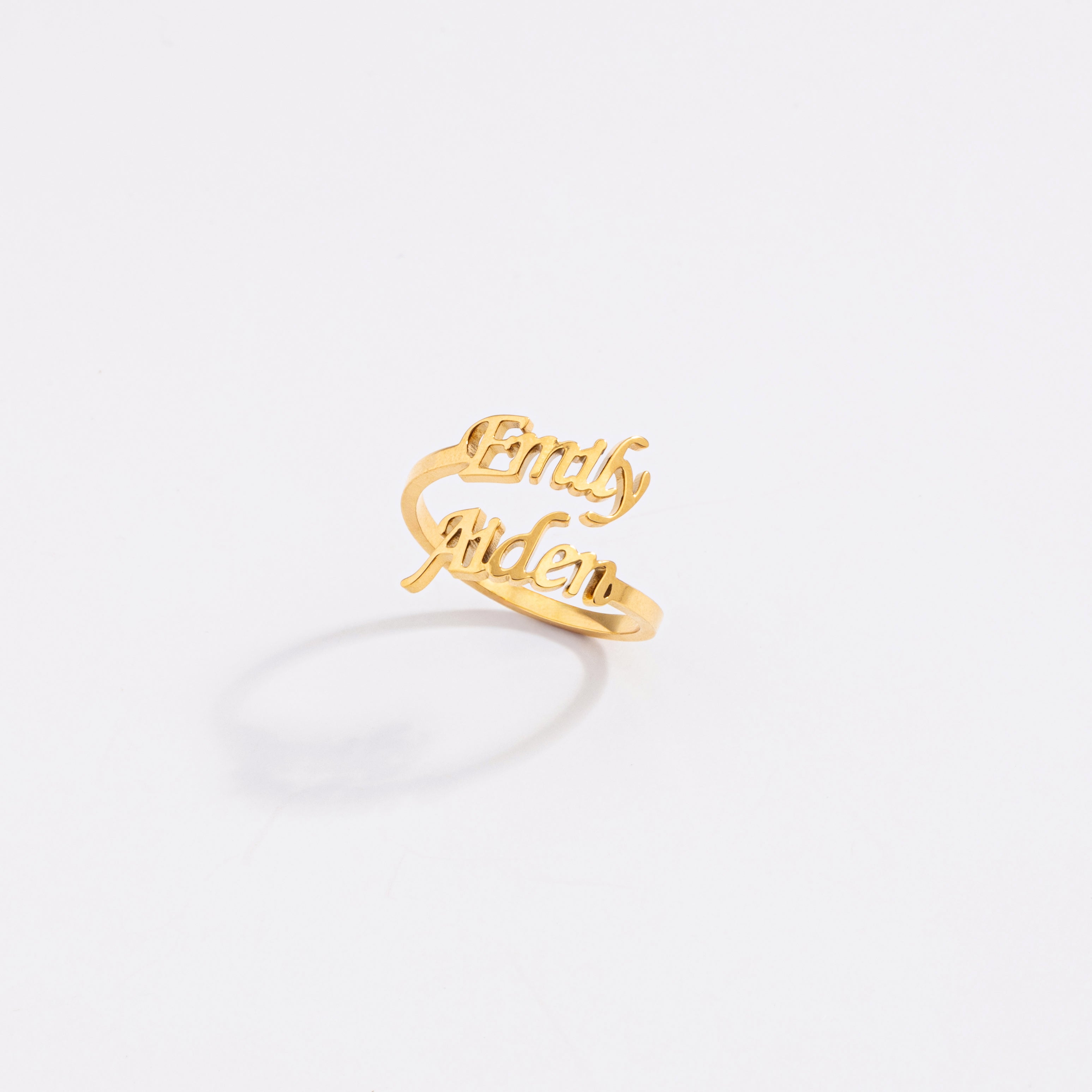 Customized Name Ring