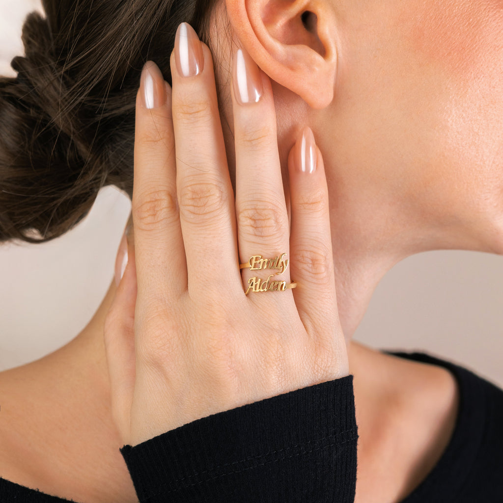 Customized Name Ring