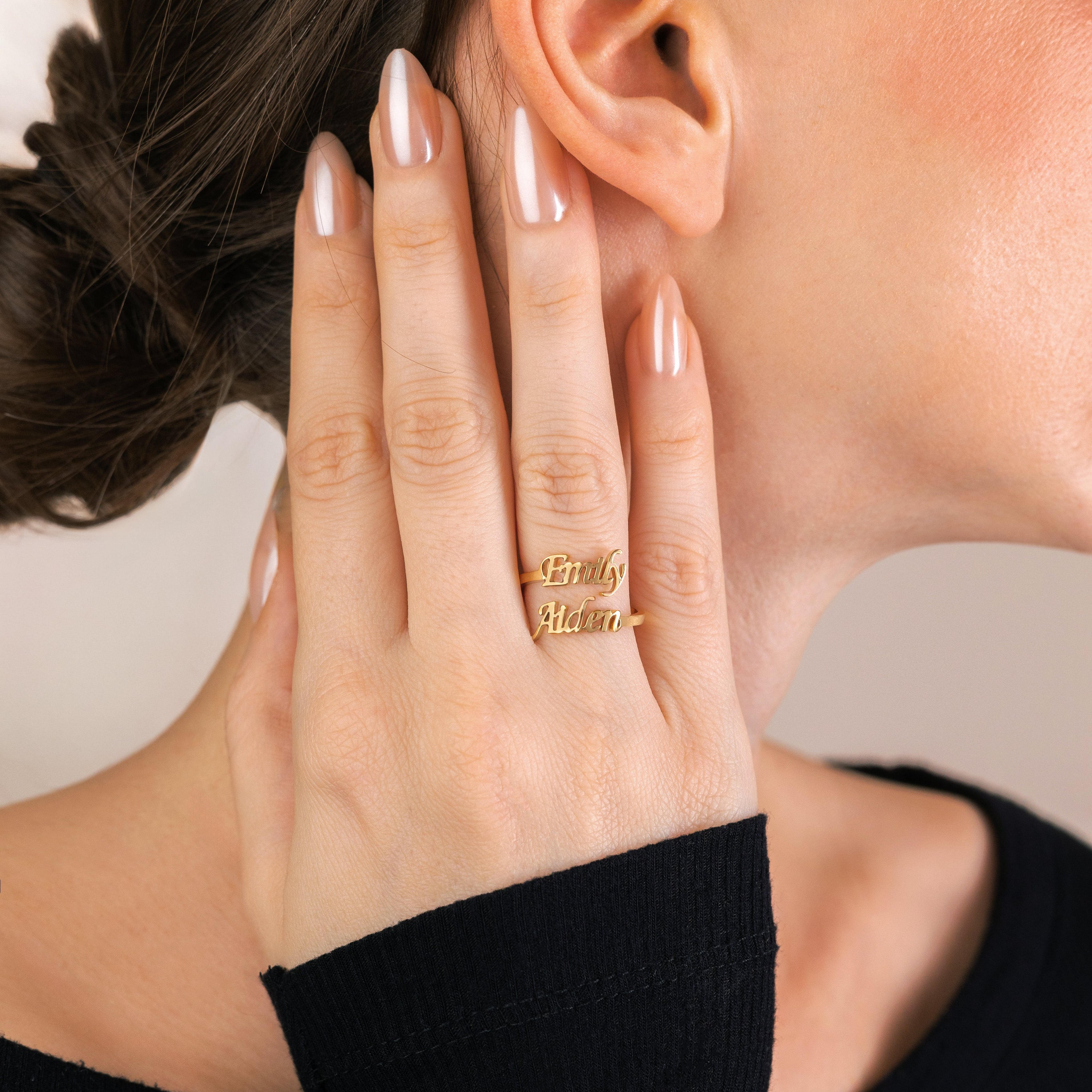 Customized Name Ring