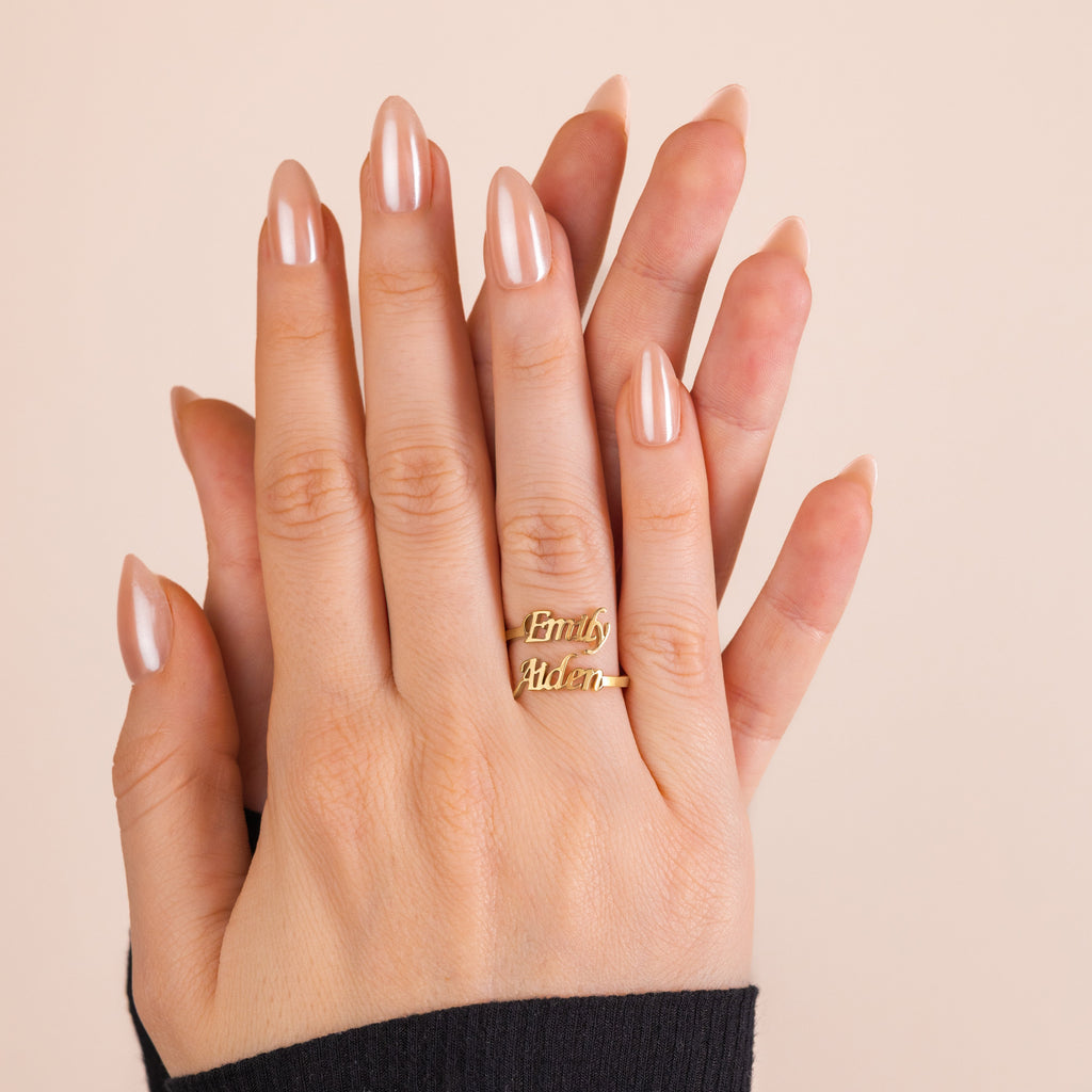 Customized Name Ring