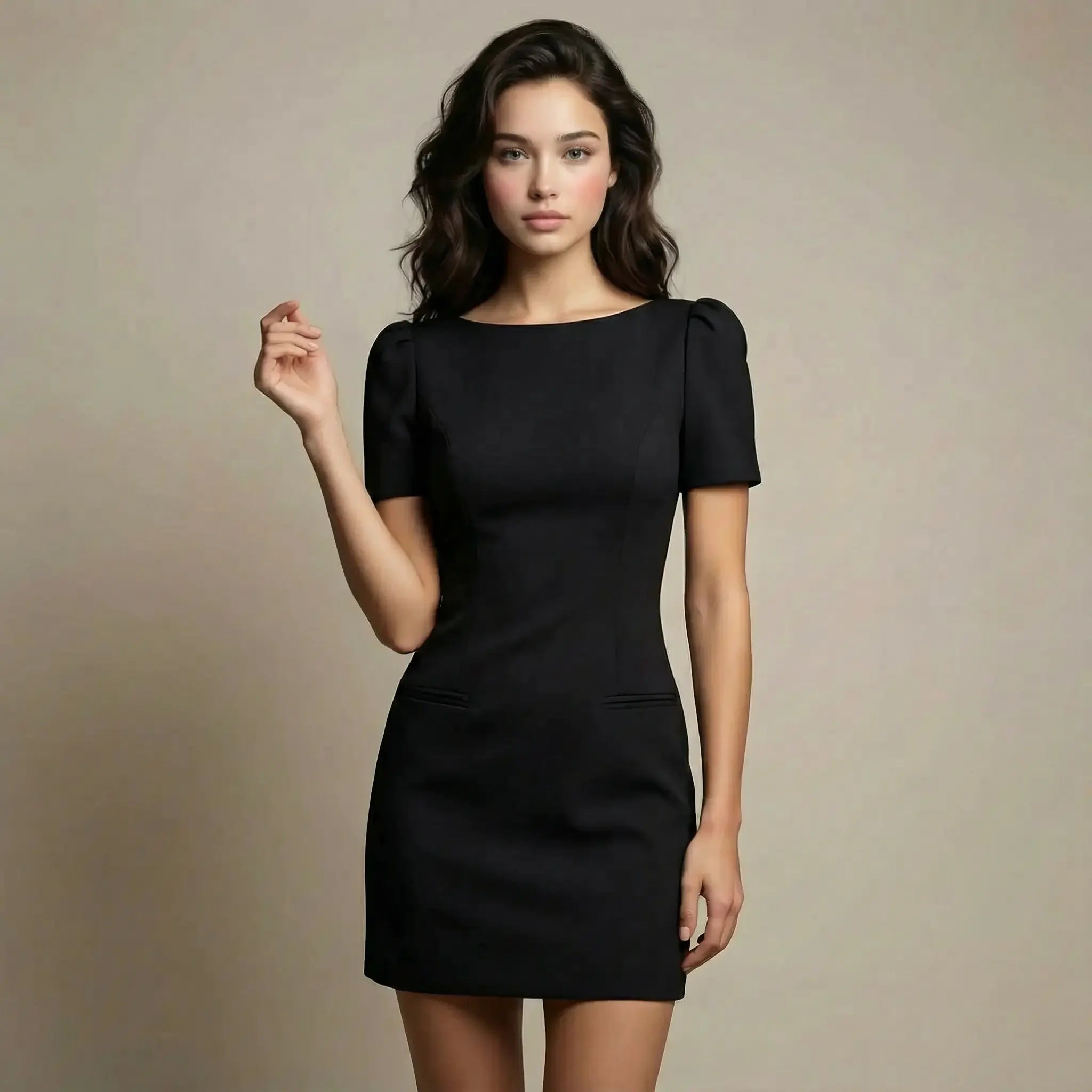 JANINE | Minikleid mit Puffärmeln