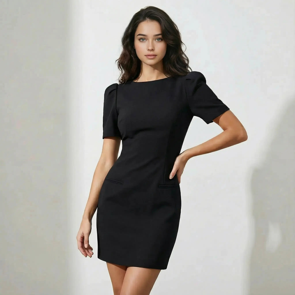 JANINE | Minikleid mit Puffärmeln