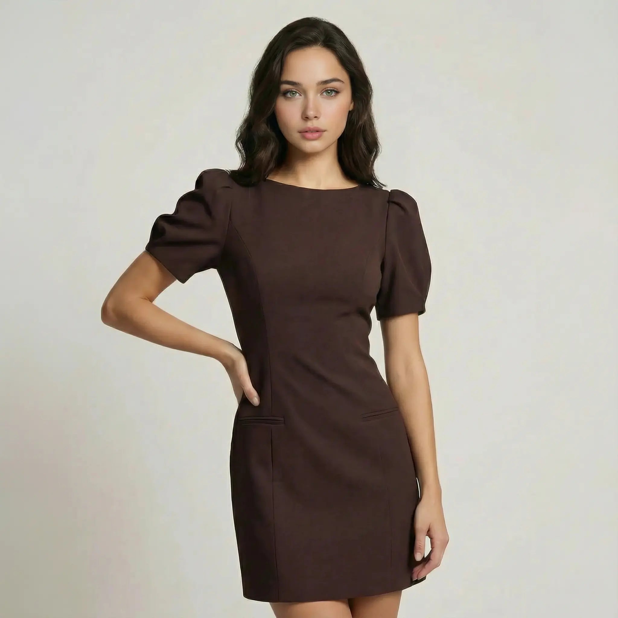 JANINE | Minikleid mit Puffärmeln