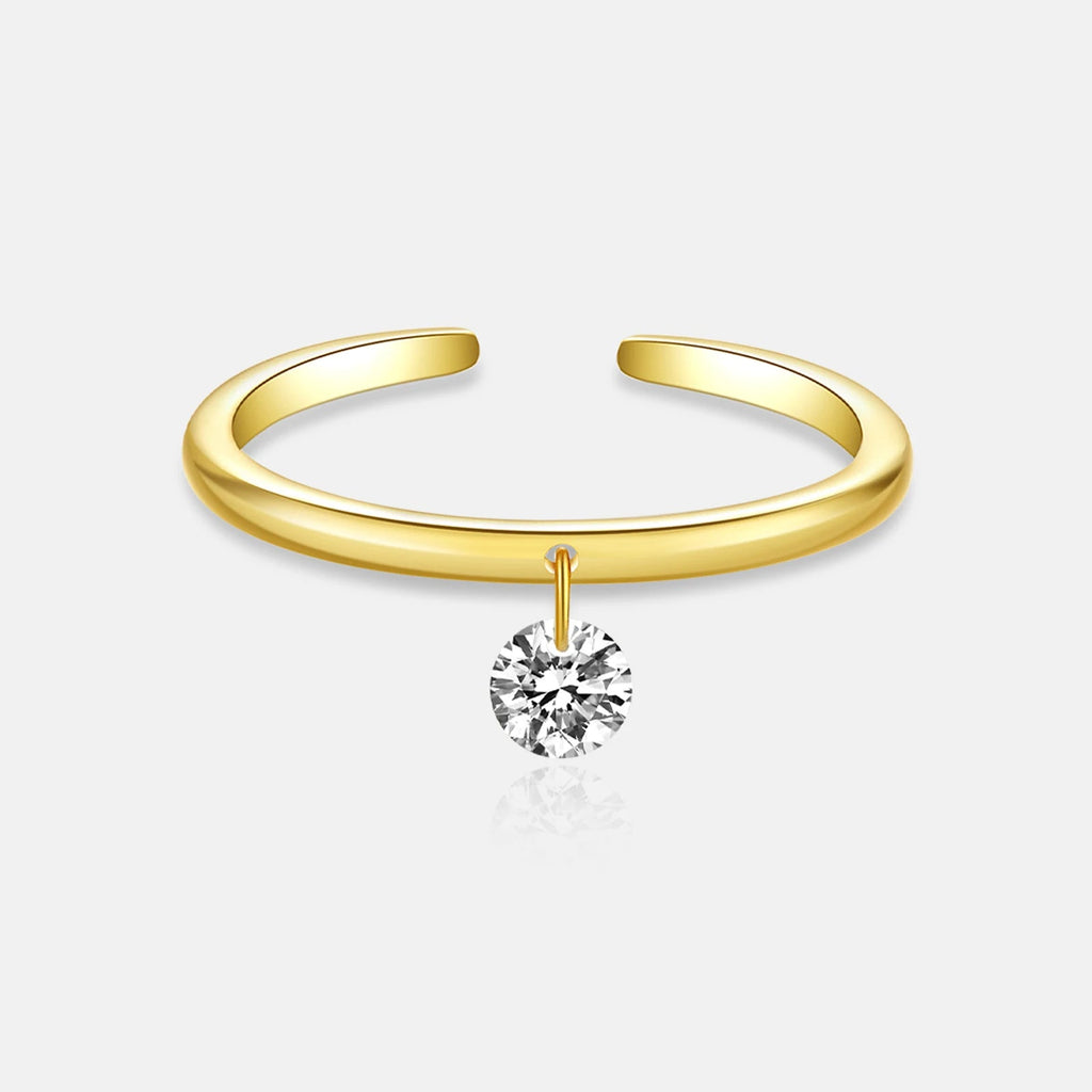 Anillo de Diamante en Círculo