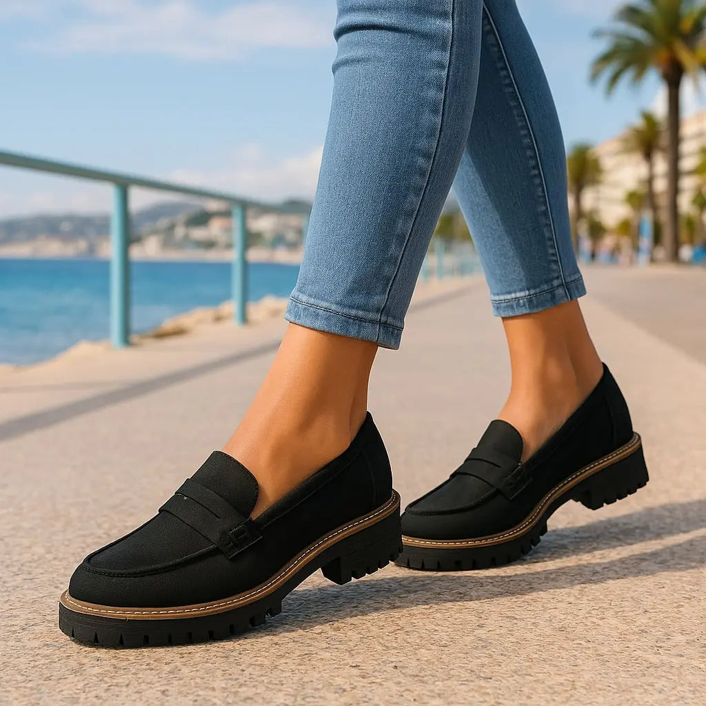 Nadia | Zeitlose Loafer aus Wildleder
