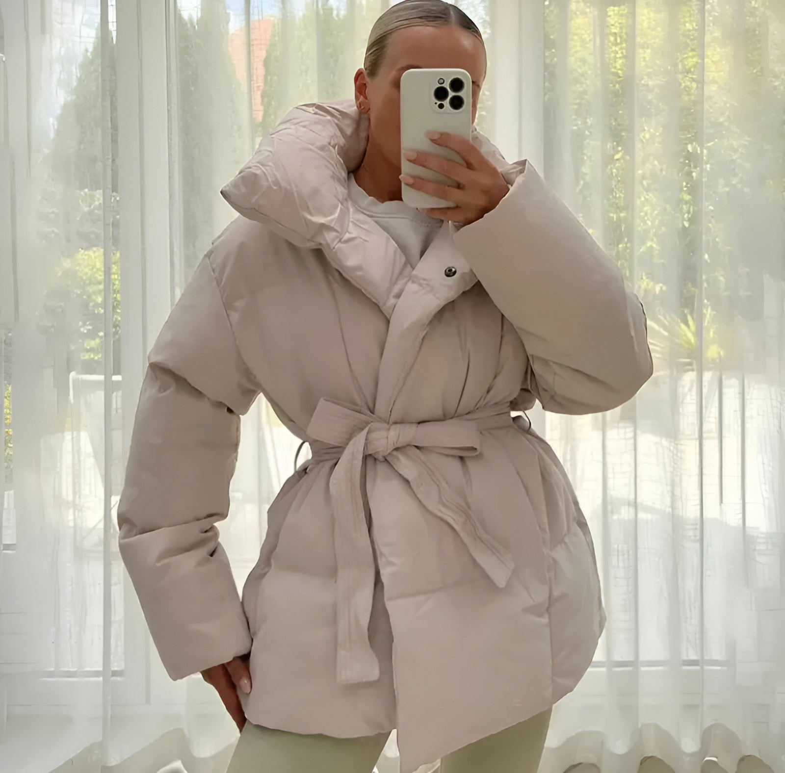 AMELIE – Pufferjacke mit Schnürung