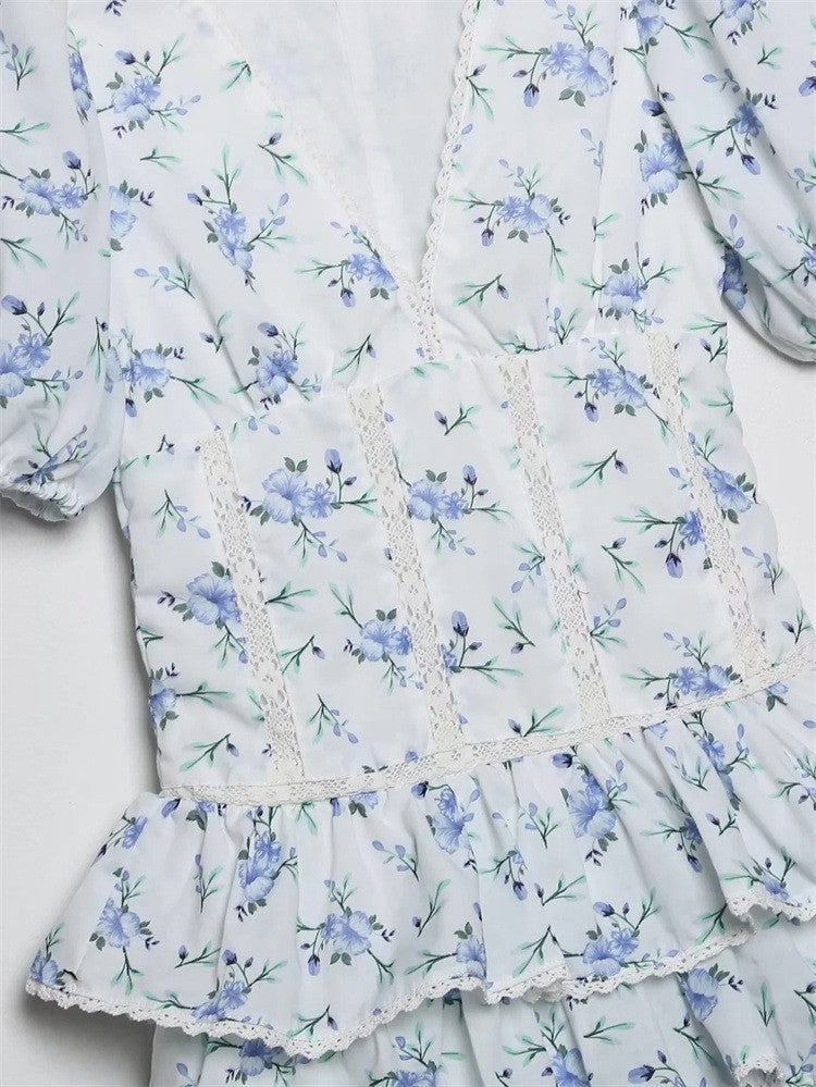 CHRISTINE | Vestido mini floral