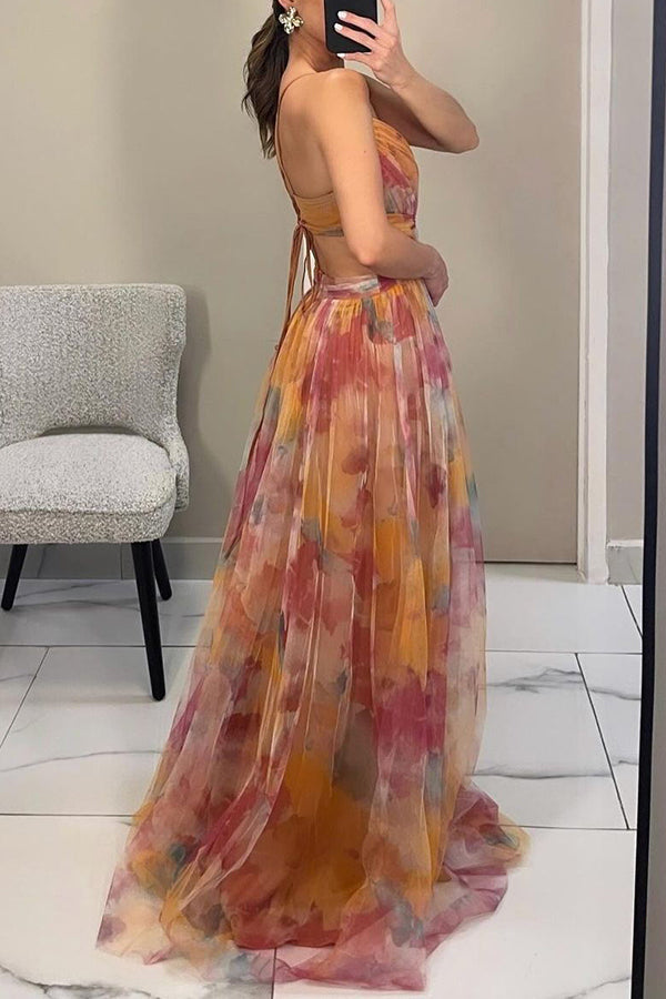 GISELLE | Vestido Maxí de chiffon