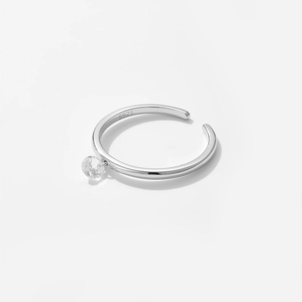 Anillo de Diamante en Círculo