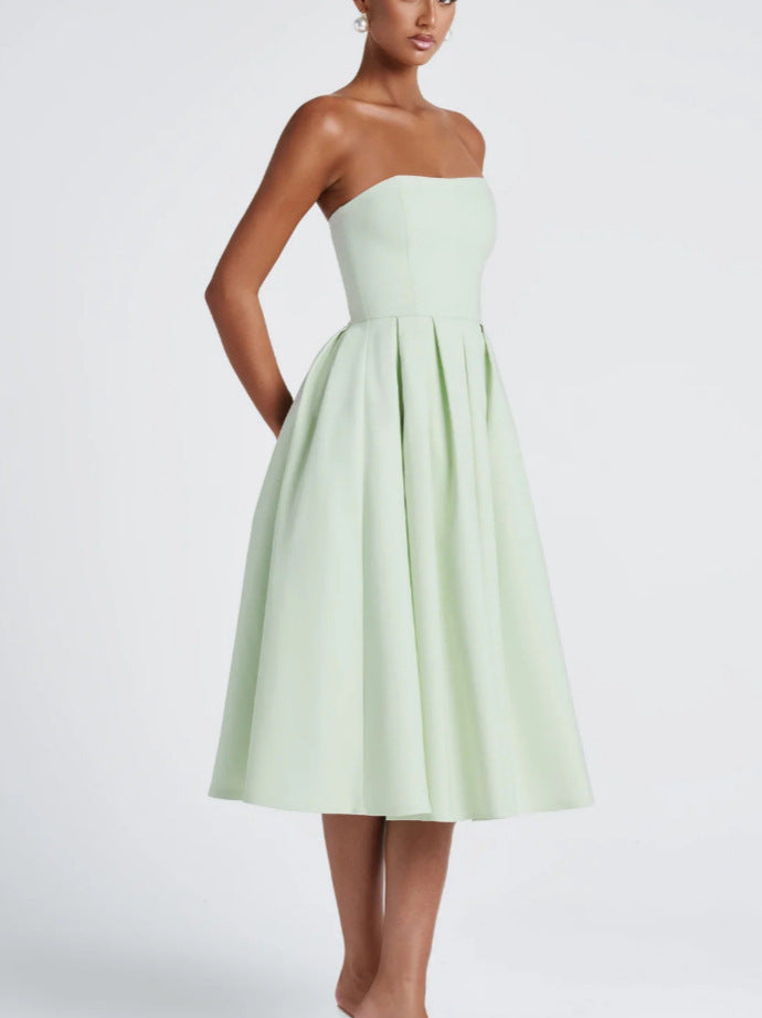 LAILA-MARIE | Curve Torch Midikleid