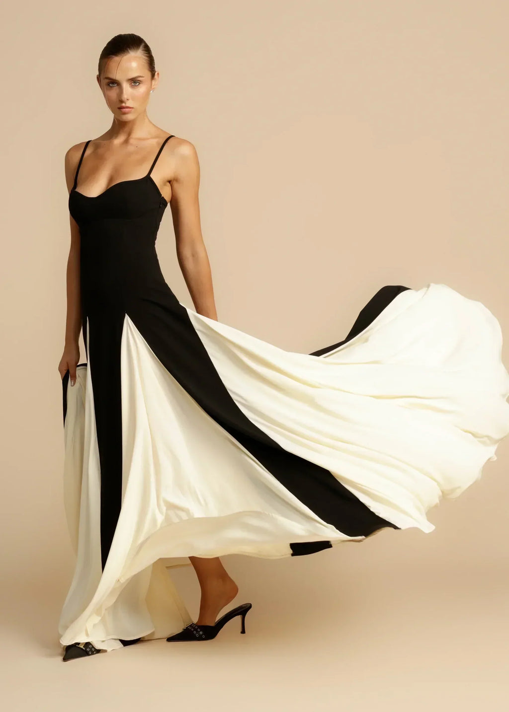 NATALIE | Fließendes Maxikleid