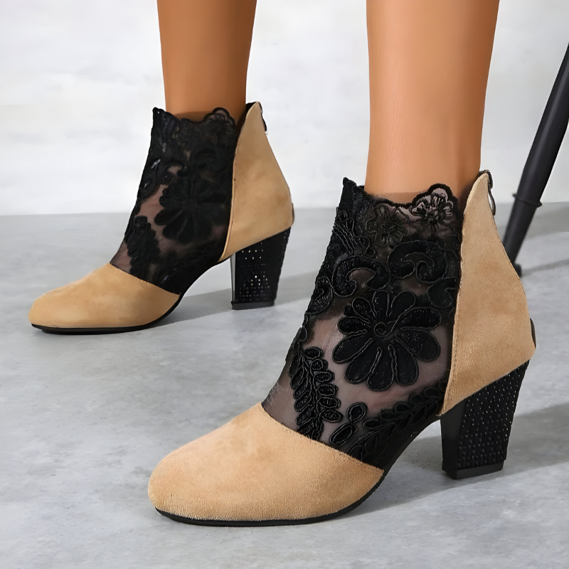 NORA | Elegante Spitzen High Heels