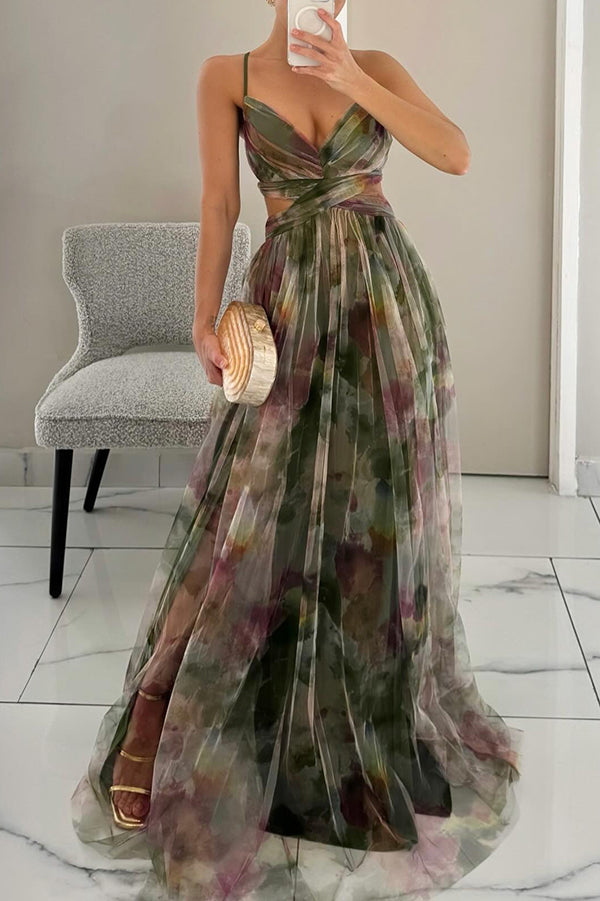 GISELLE | Chiffon Maxi Kleid