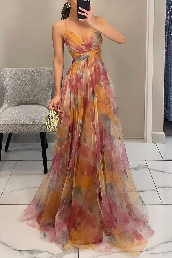 GISELLE | Chiffon Maxi Kleid
