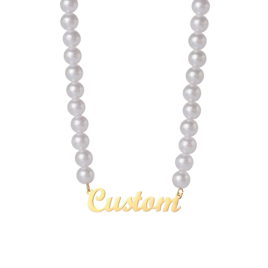 Collar Personalizado con Nombre en Perlas