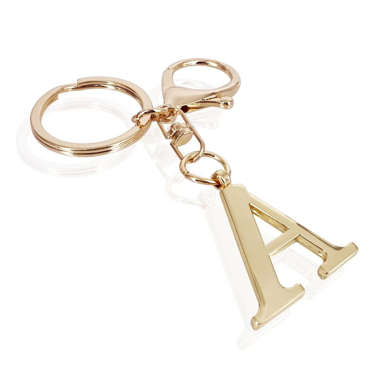 Initial | Eleganter Bag Charm in Goldoptik