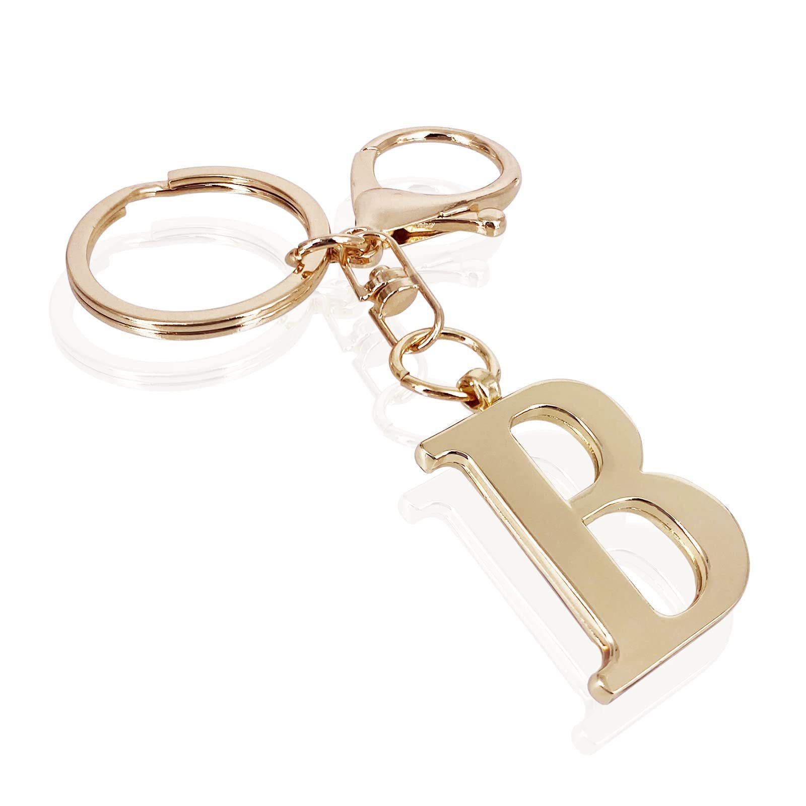 Initial | Eleganter Bag Charm in Goldoptik