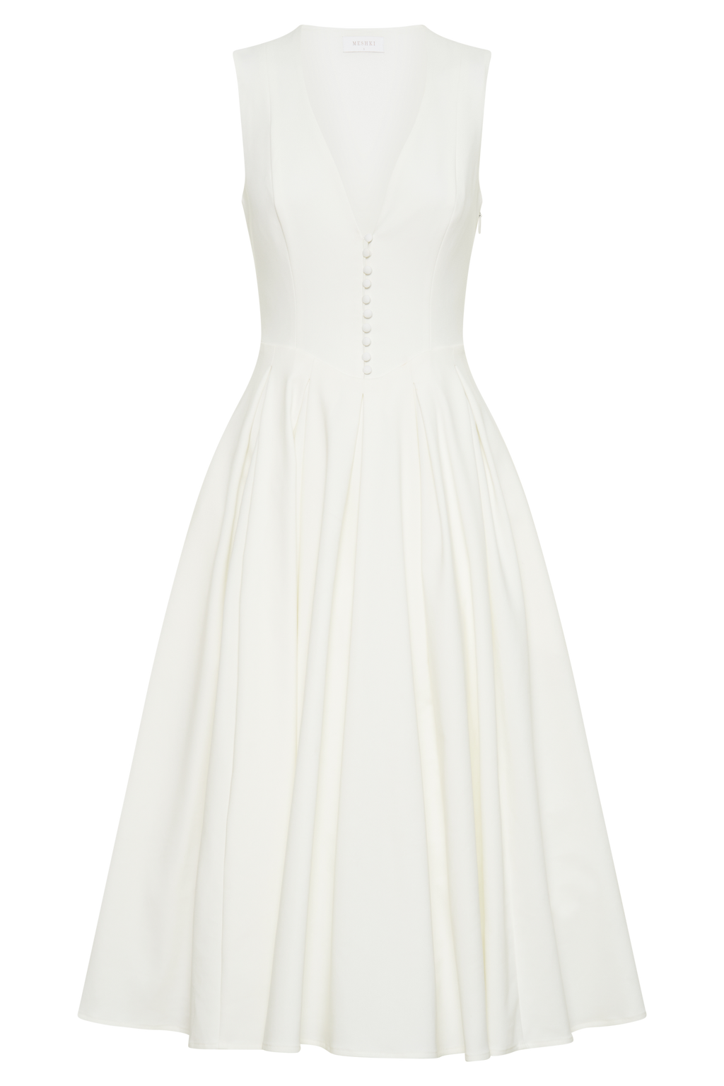 CHRISTINE | Ärmelloses Midikleid