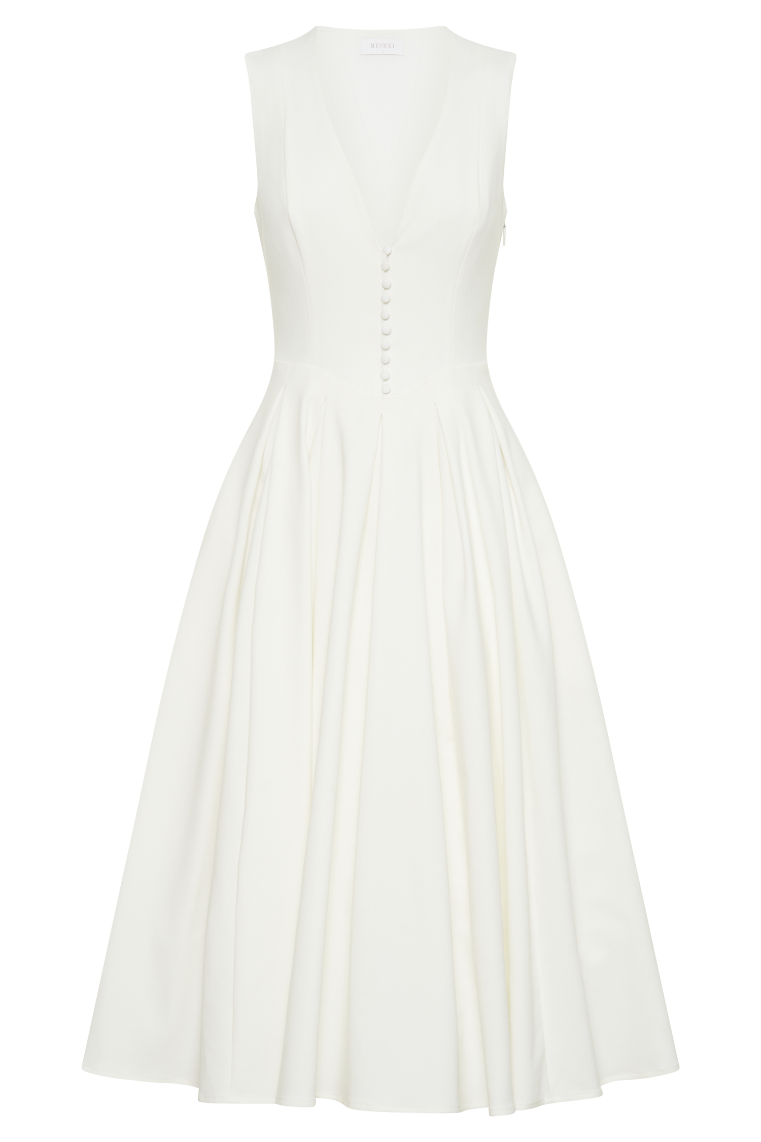 CHRISTINE | Ärmelloses Midikleid