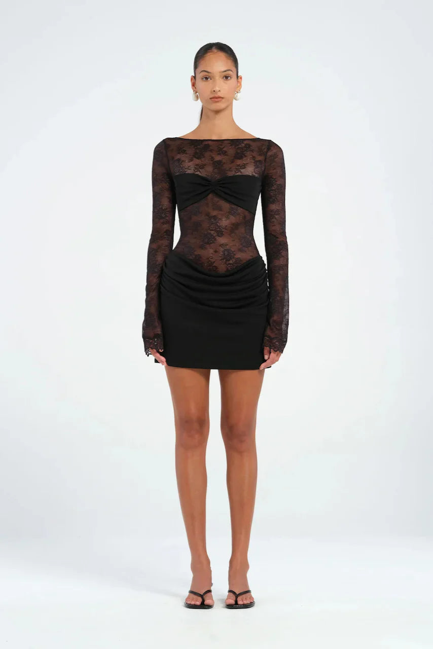 NEOMI | Elegante minivestido de encaje
