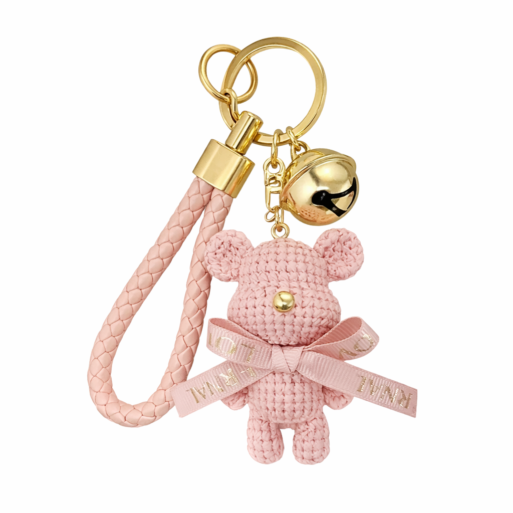 Bear | Stilvoller Bag Charm in Goldoptik
