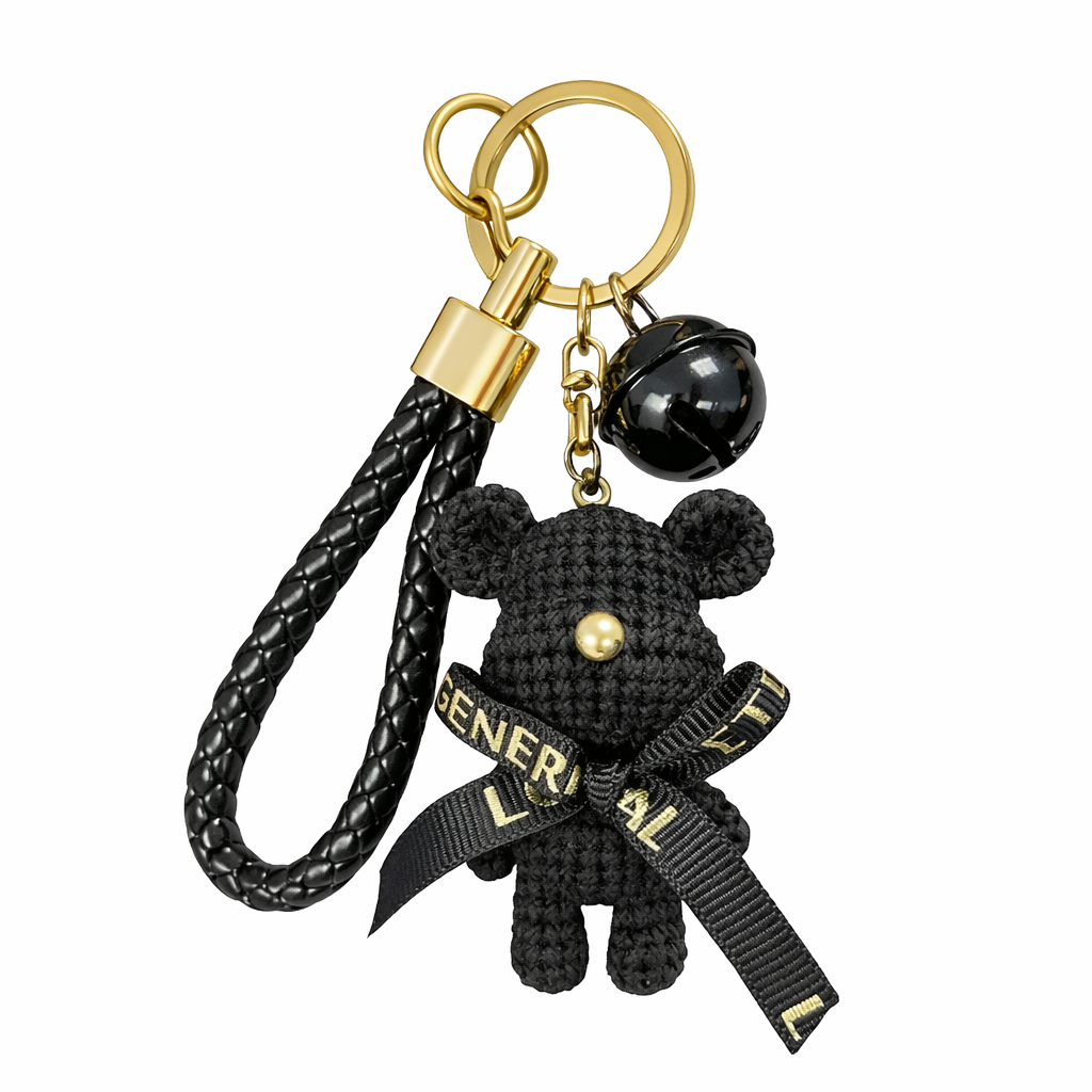Bear | Stilvoller Bag Charm in Goldoptik