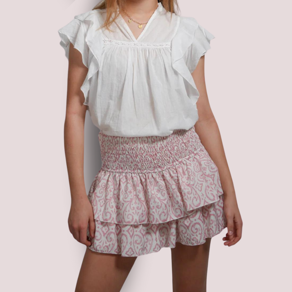 ASHLEY | Falda con volantes