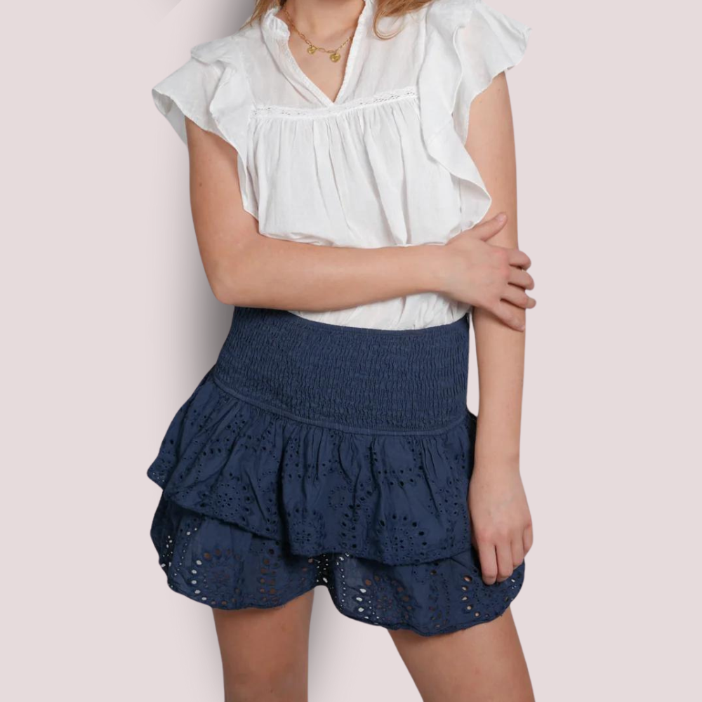 ASHLEY | Falda con volantes