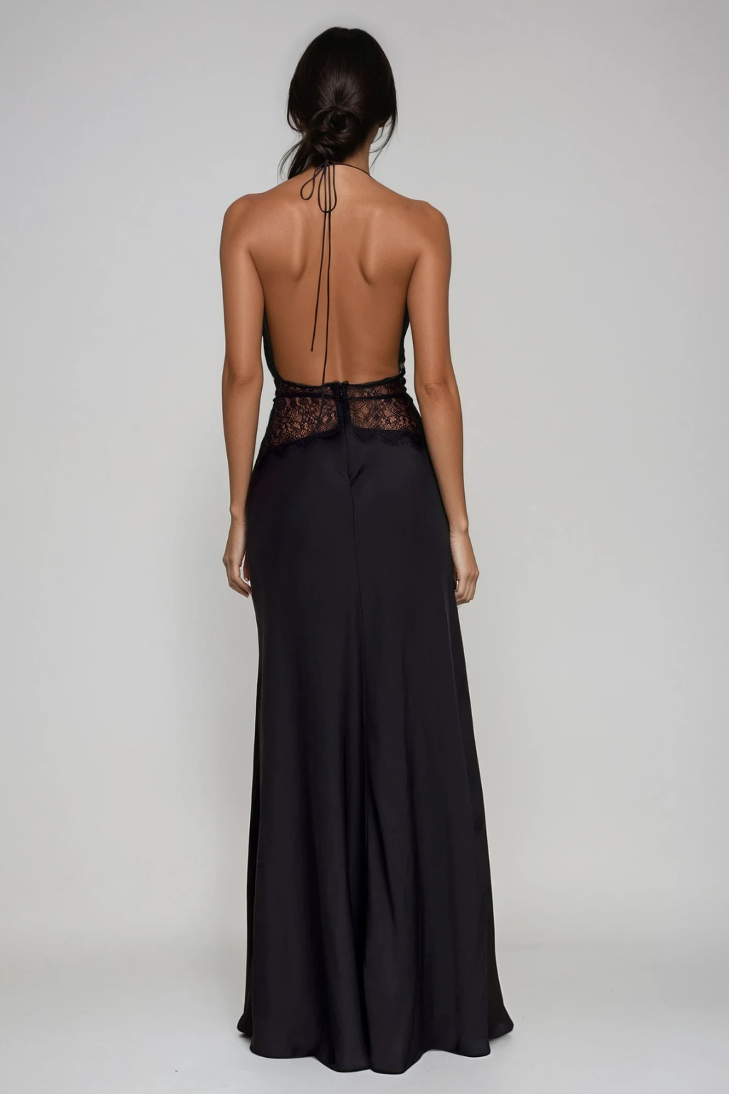 SELINA | Stilvolles Maxikleid mit Transparenter Taille
