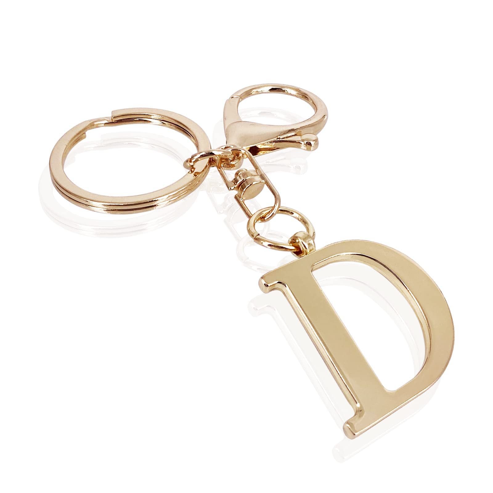 Initial | Eleganter Bag Charm in Goldoptik