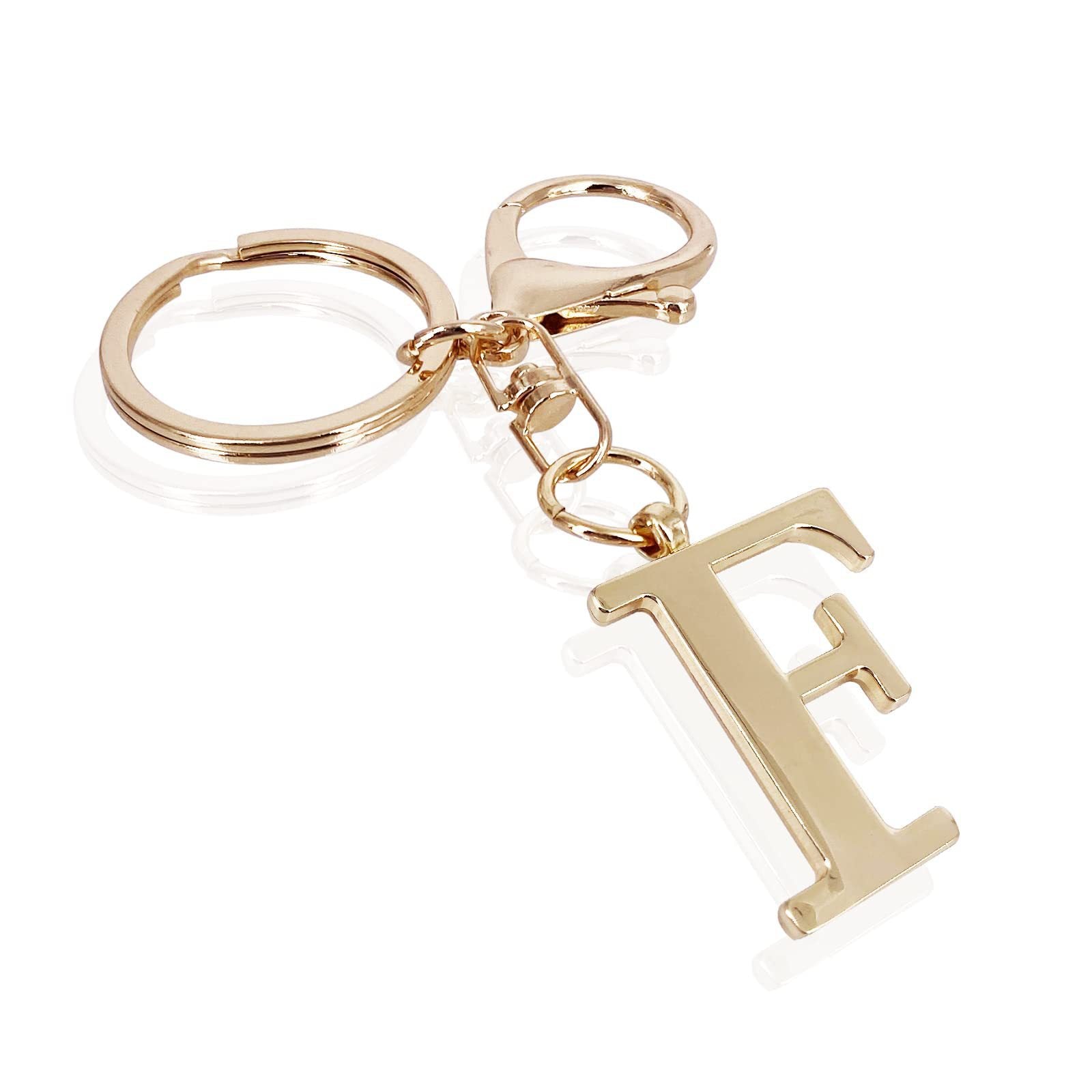 Initial | Eleganter Bag Charm in Goldoptik
