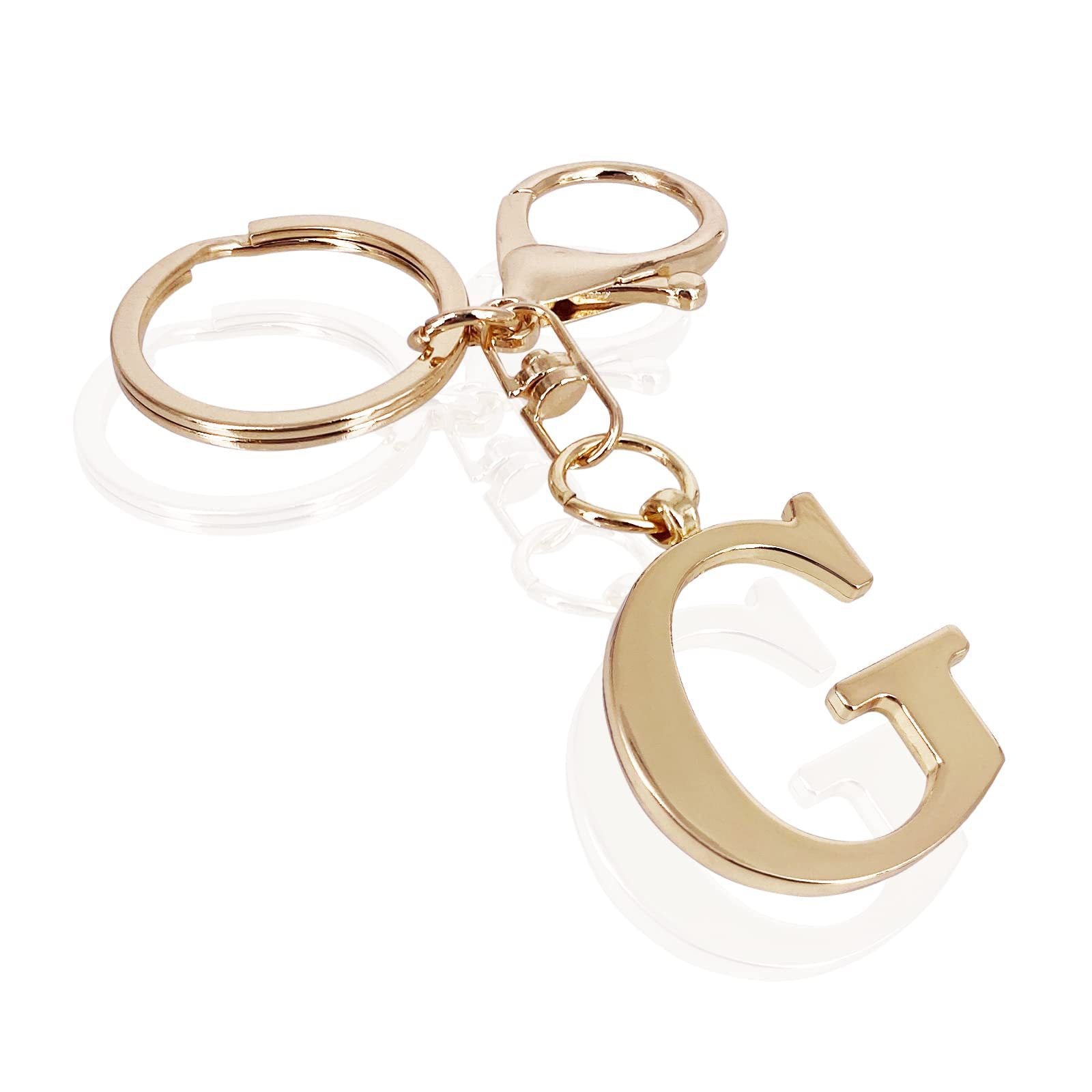 Initial | Eleganter Bag Charm in Goldoptik