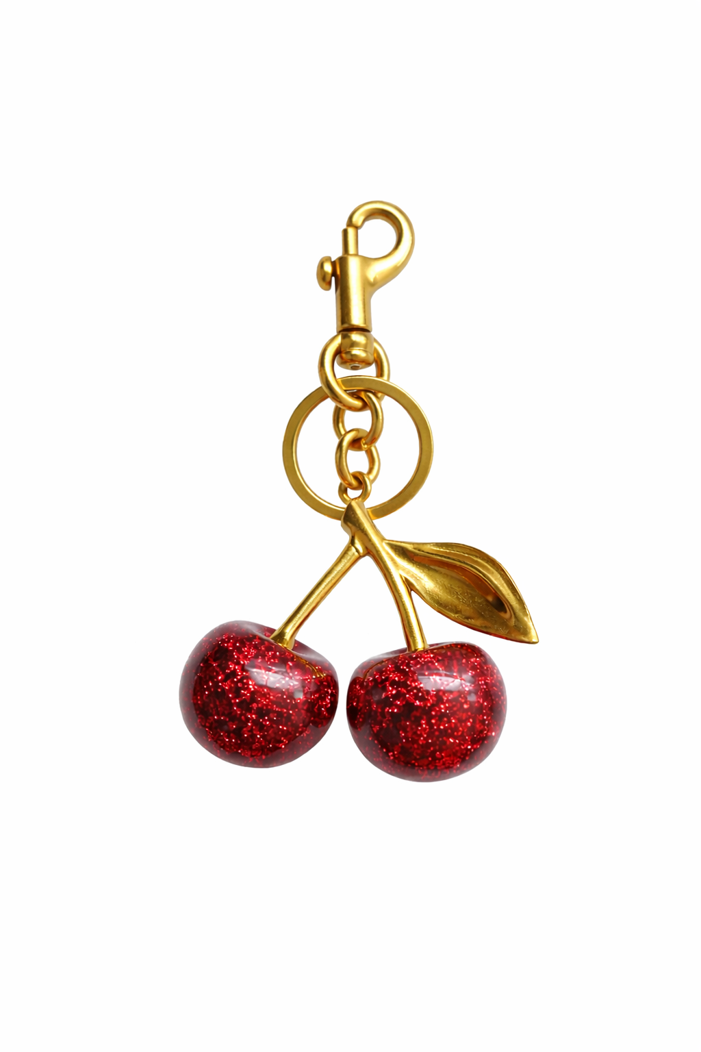 Cherry | Stilvoller Bag Charm in Goldoptik