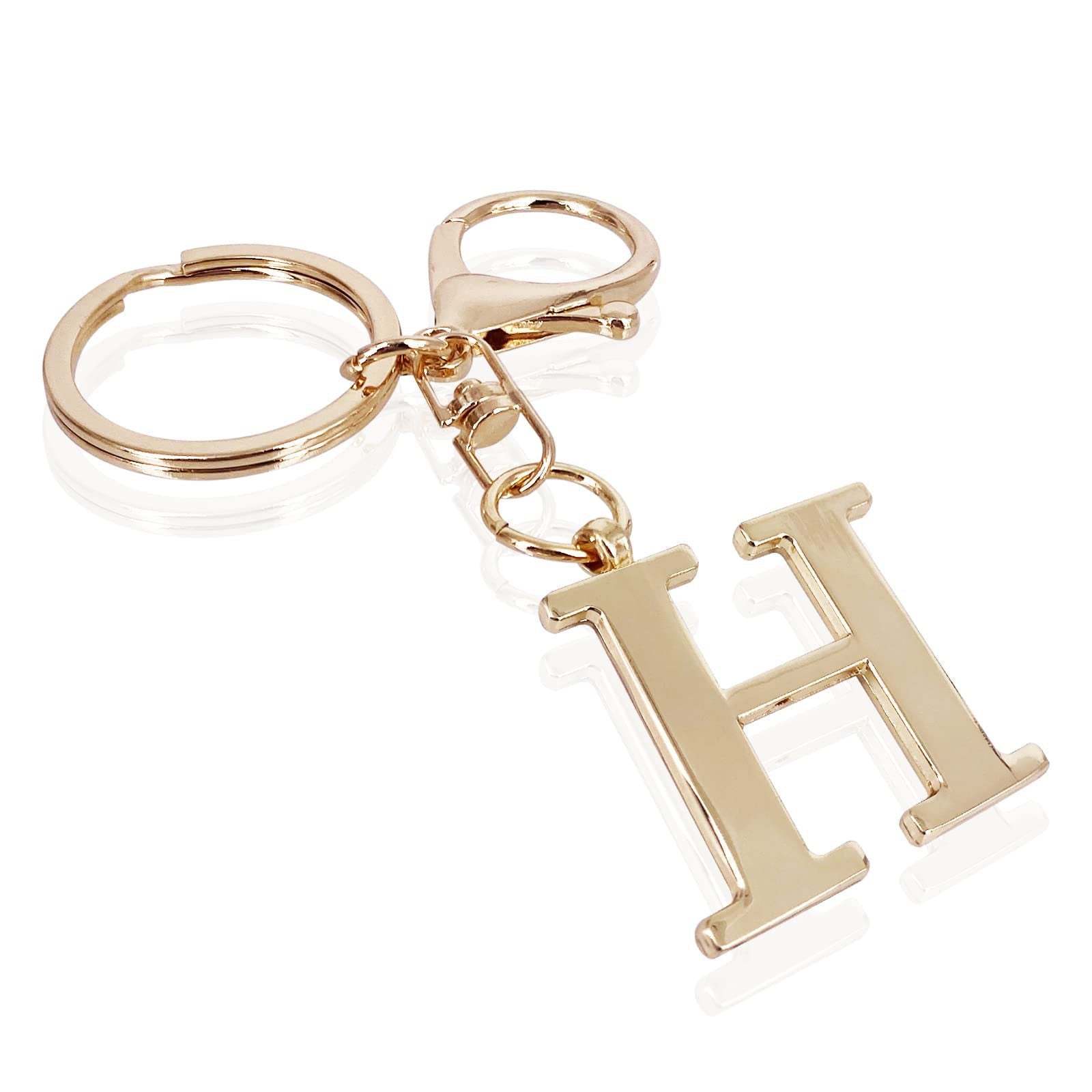 Initial | Eleganter Bag Charm in Goldoptik