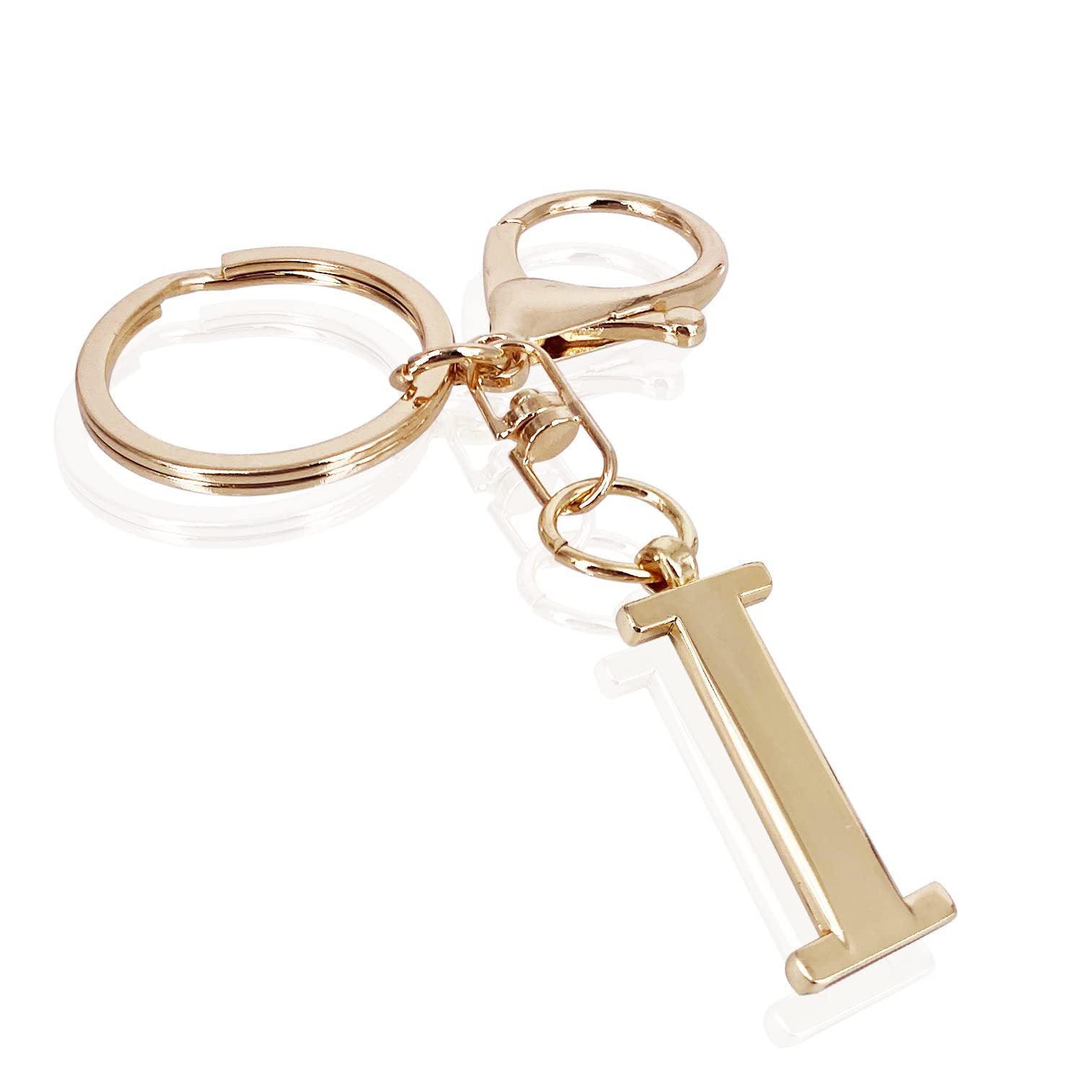 Initial | Eleganter Bag Charm in Goldoptik