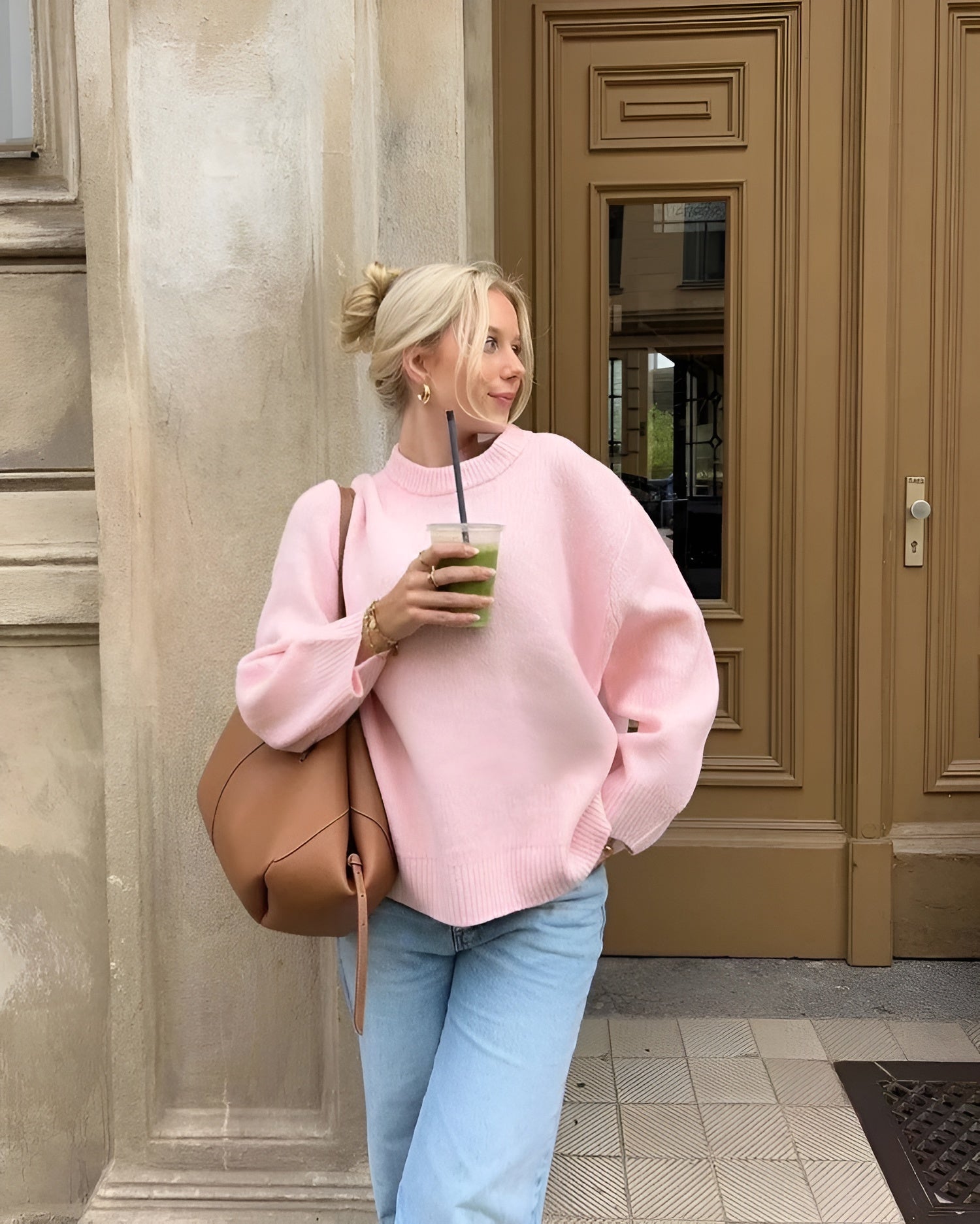 JOAN | Oversized Rosa Strickpullover