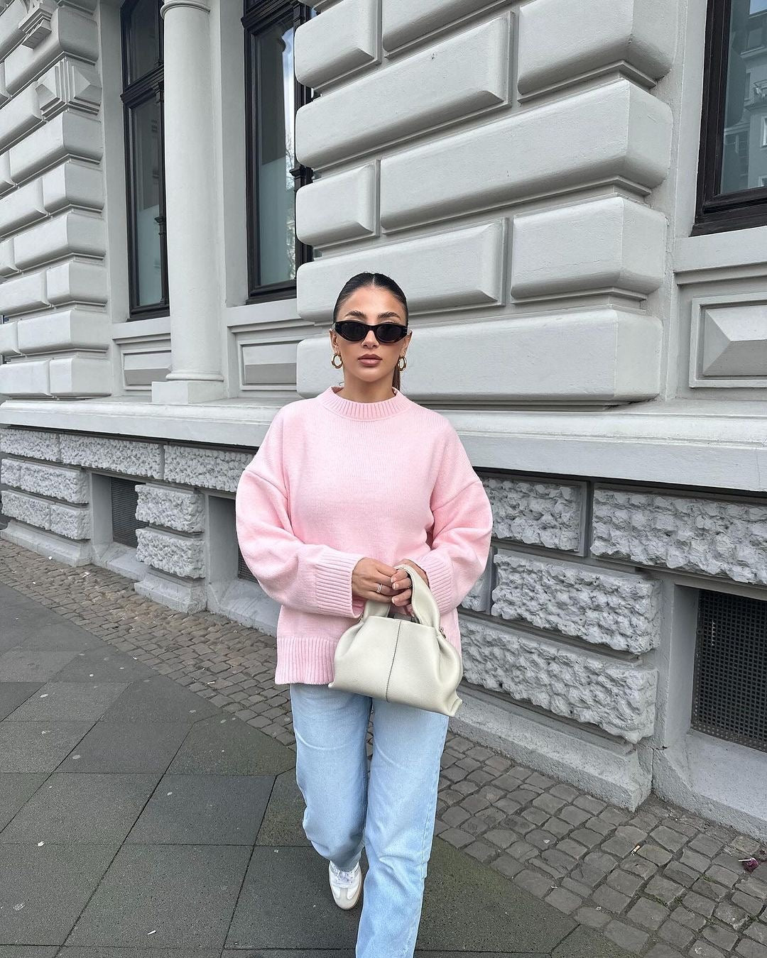 JOAN | Oversized Rosa Strickpullover
