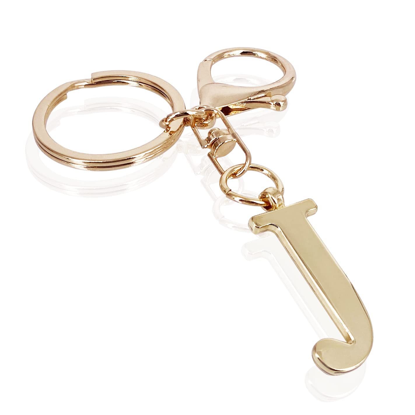 Initial | Eleganter Bag Charm in Goldoptik