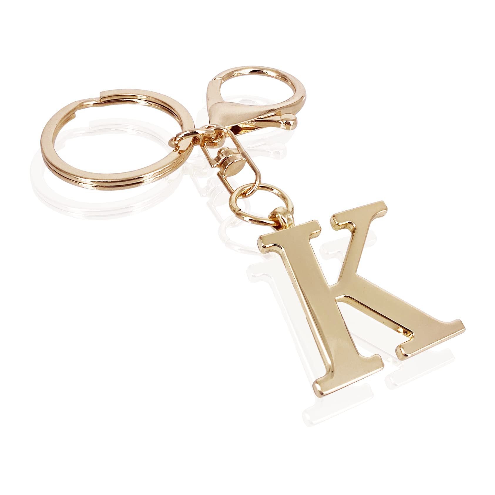 Initial | Eleganter Bag Charm in Goldoptik