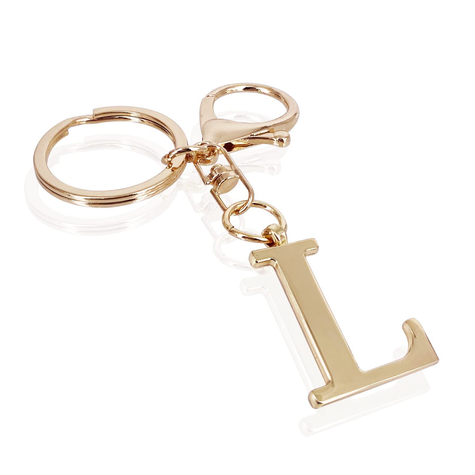 Initial | Eleganter Bag Charm in Goldoptik