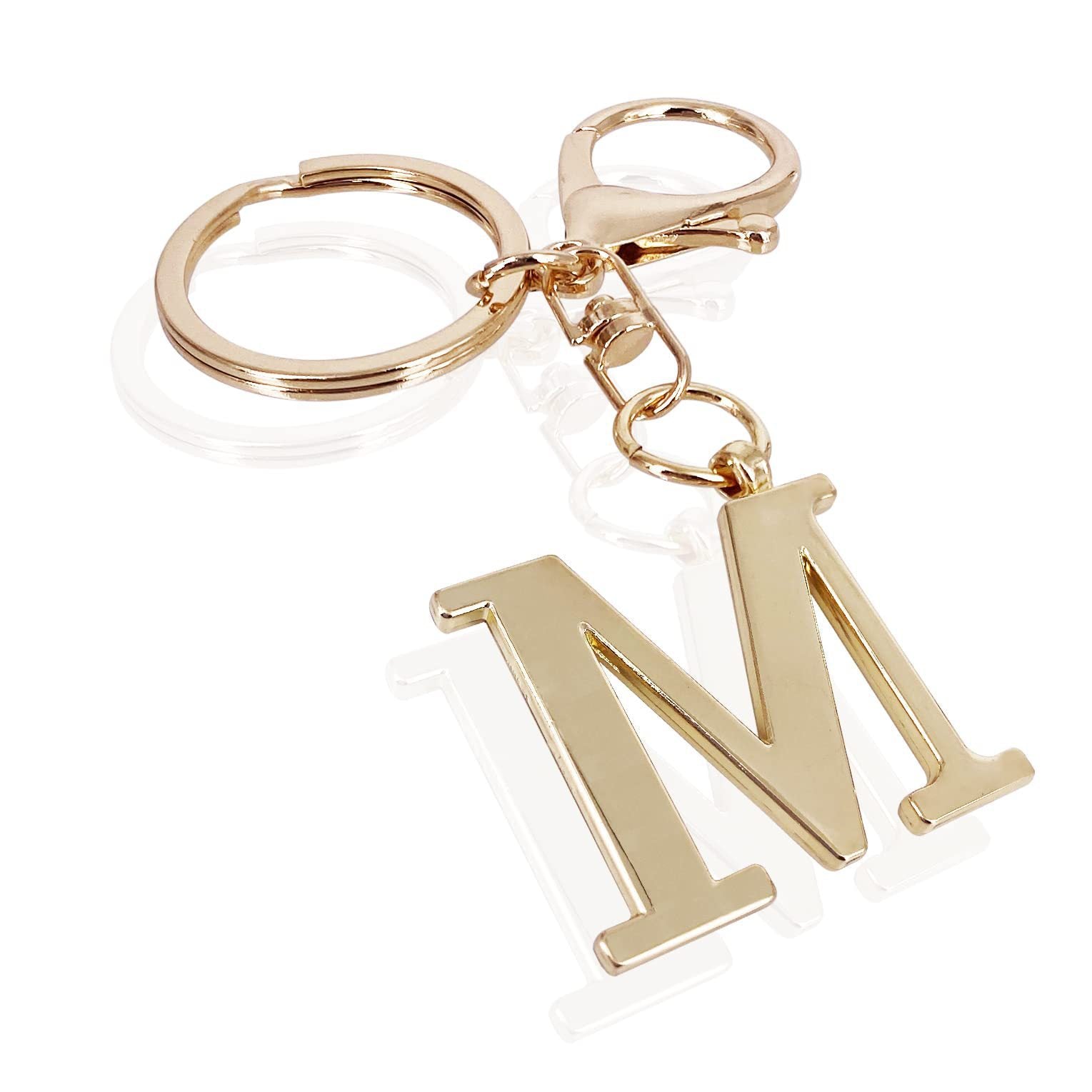 Initial | Eleganter Bag Charm in Goldoptik