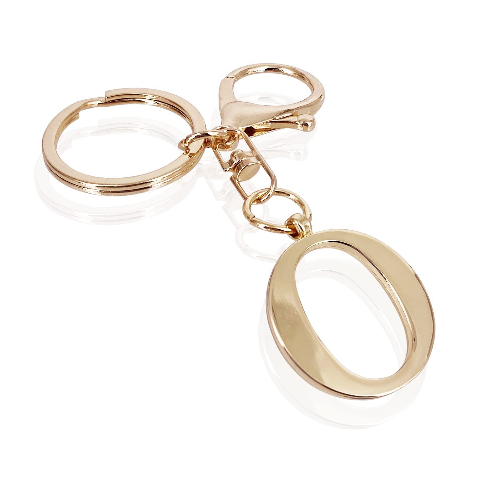 Initial | Eleganter Bag Charm in Goldoptik
