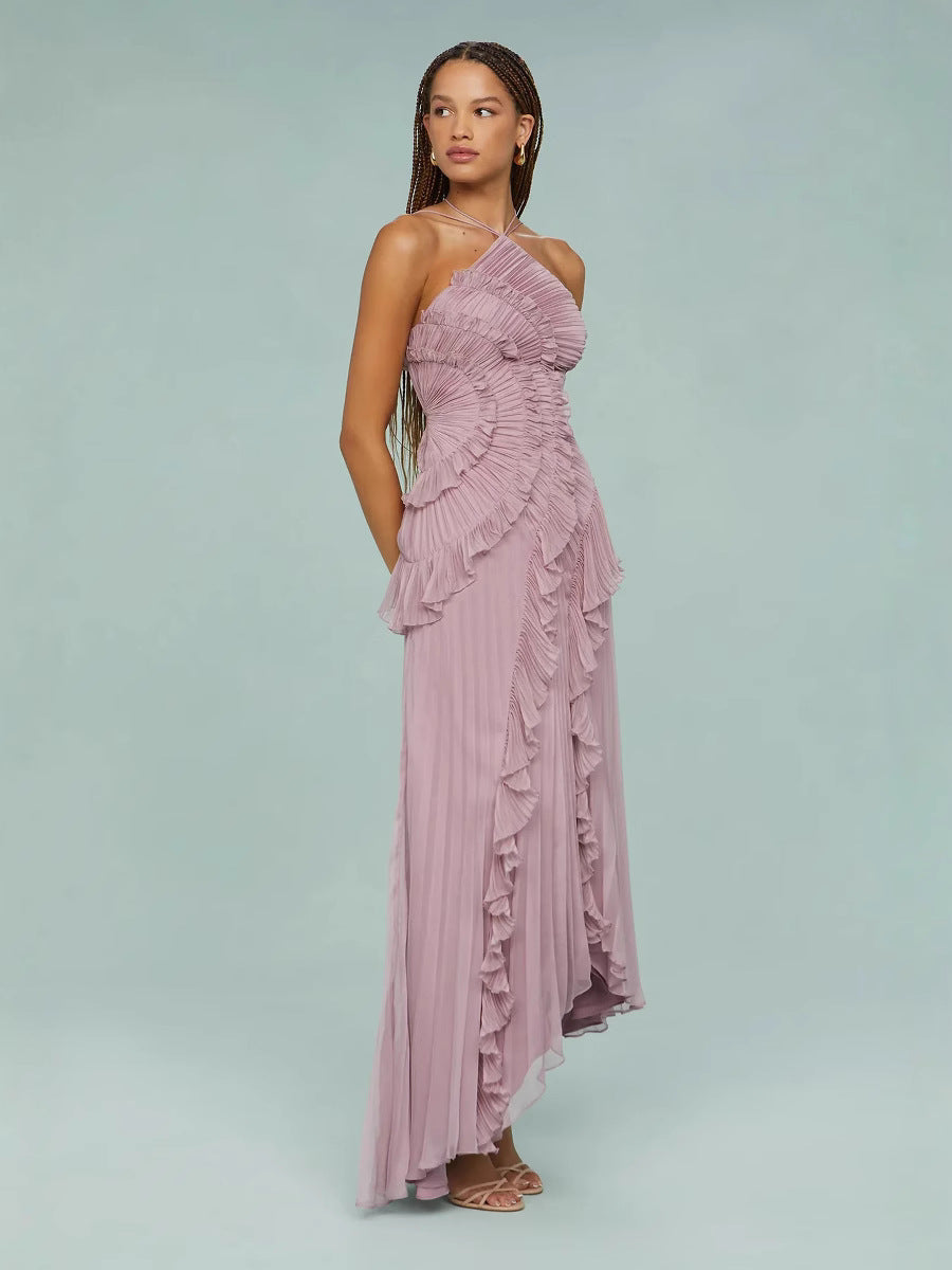 LIYANA | Spiral-Rüschenkleid