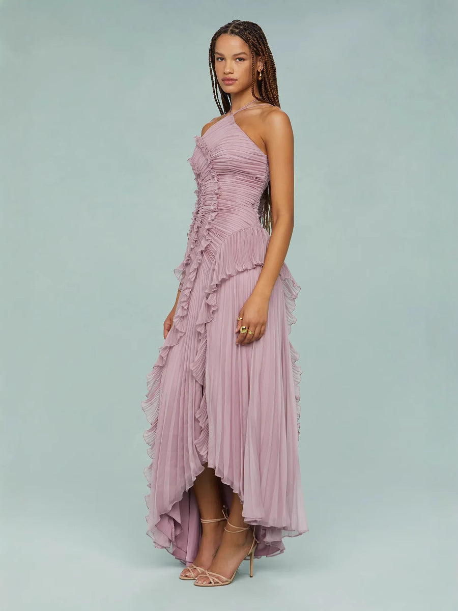 LIYANA | Spiral-Rüschenkleid