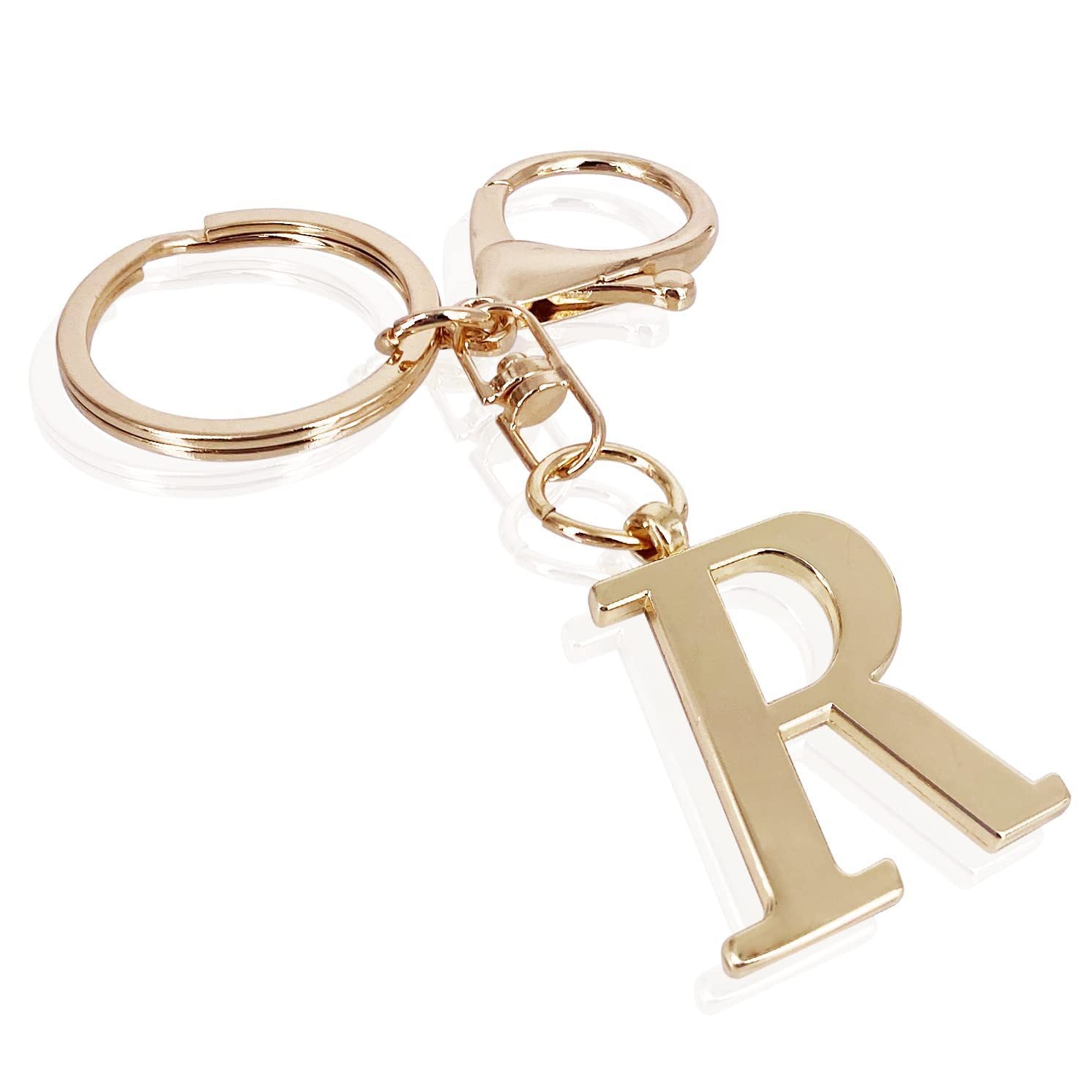 Initial | Eleganter Bag Charm in Goldoptik
