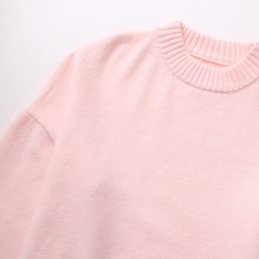 JOAN | Suéter de punto rosa oversized
