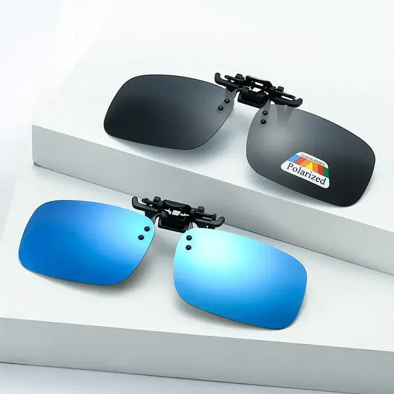 Clip de Sol Polarizado Plegable para Gafas Graduadas
