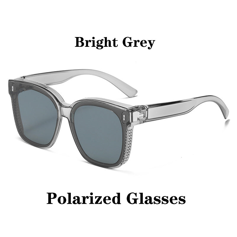 Gafas de Sol Overfit Cuadradas Polarizadas — Encaja Sobre tus Gafas Graduadas