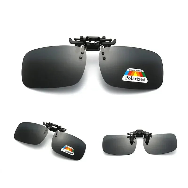 Clip de Sol Polarizado Plegable para Gafas Graduadas